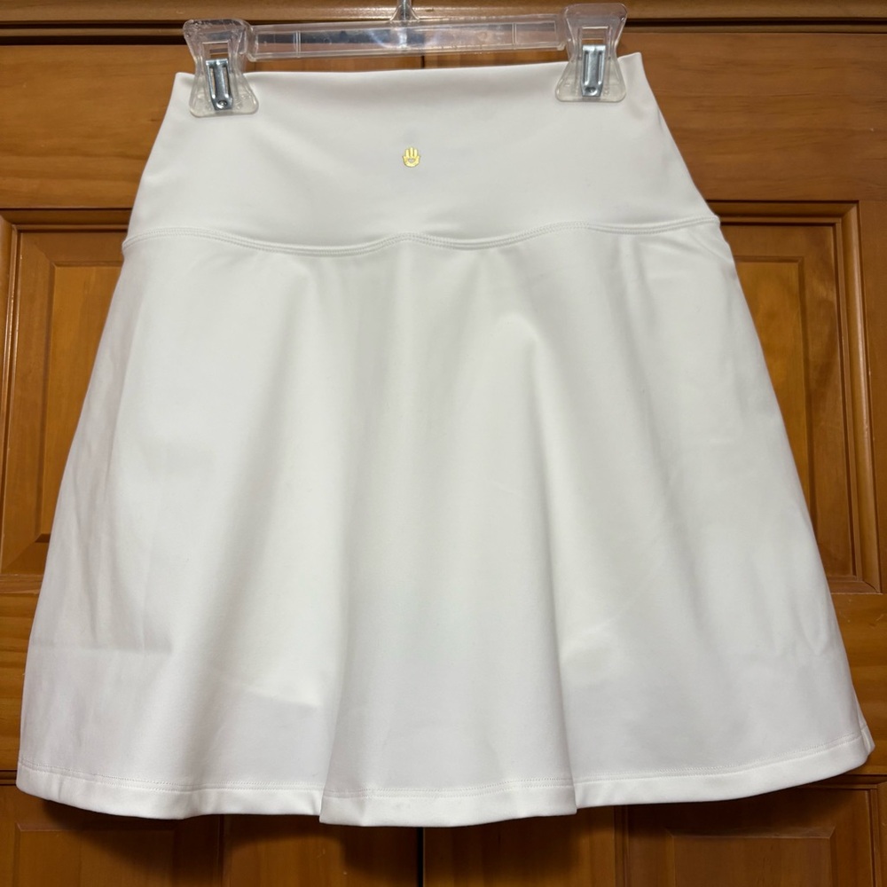 Spiritual Gangster White Athletic Skort Size Small NWT - Picture 3 of 12